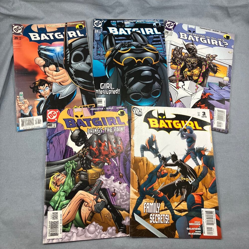 Batgirl DC Comic Book Lot 2003 Series 4 Issues 36 37 38 40 + 2008 #3